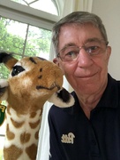 1st Aug 2022 - Me and grandson's giraffe 