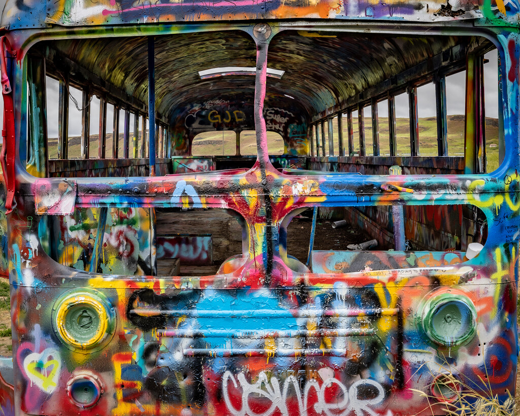 Palouse Painted Bus v2 by jyokota