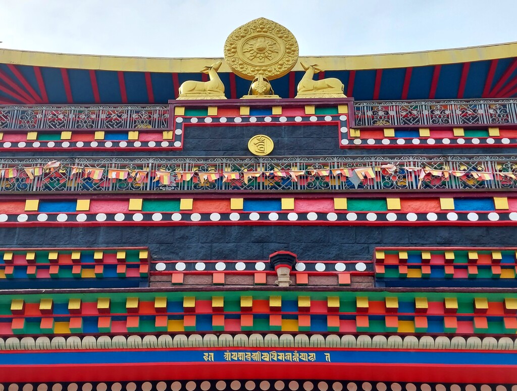 Detail of Kagyu Samye Ling Buddhist Temple, Eskdalemuir  by samcat