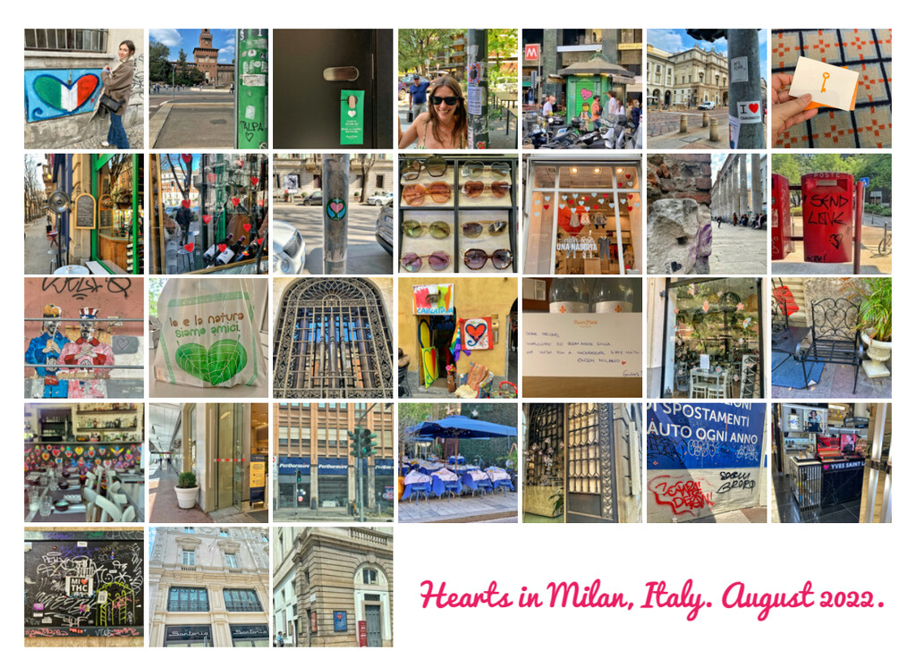Hearts in Milan, Italy.  by cocobella