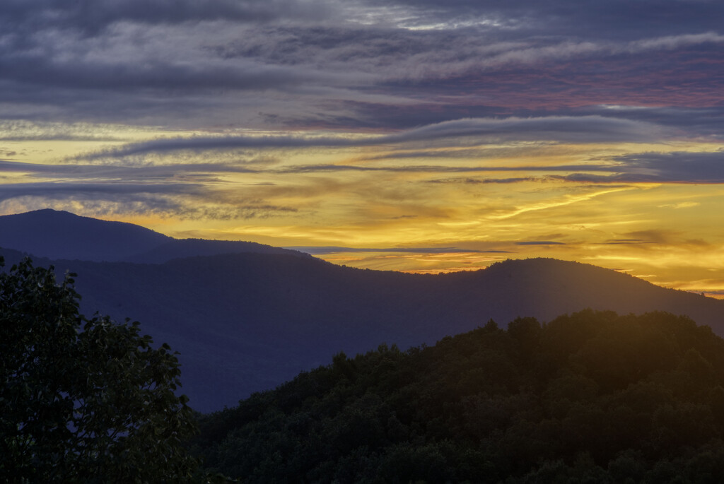 Sunrise at Black Rock Mountain State Park by kvphoto