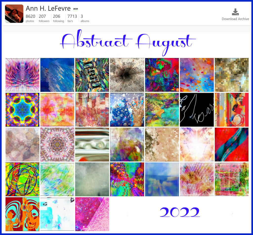 Abstract August 2022 by olivetreeann
