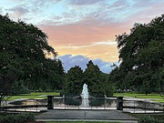 1st Sep 2022 - Hampton Park fountain at sunset