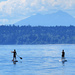 Two Paddle Boarders and A Kayaker by seattlite
