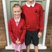 First Day Back at School for Finley and Niamh by susiemc
