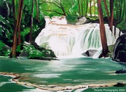 4th Sep 2022 - Waterfall painting 