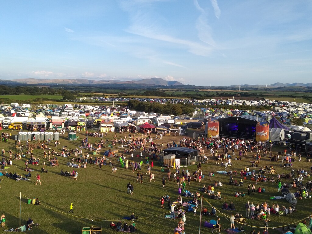 Solfest from the big wheel  by clairemharvey