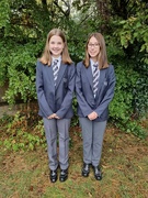 5th Sep 2022 - First Day Back for Freya (left) and Charlotte (right)