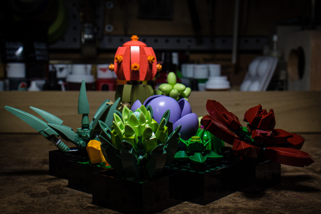 Lego Succulents, part 2 by batfish