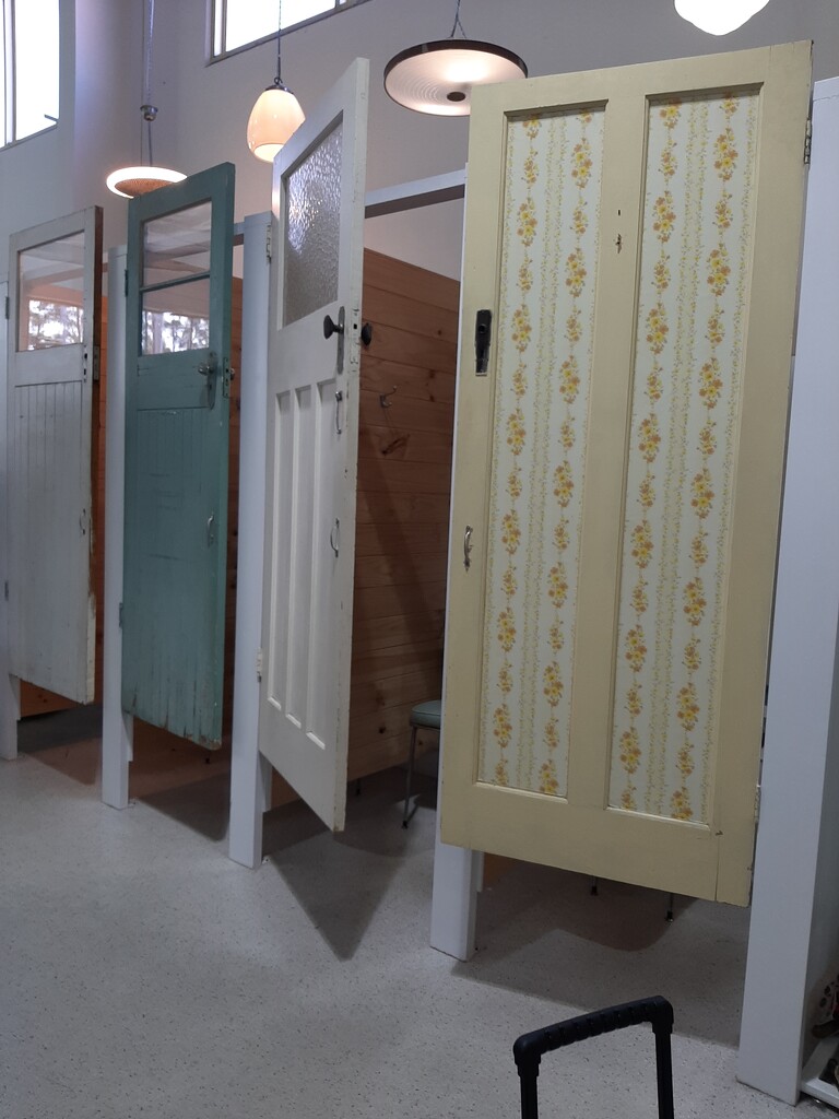 Fitting Room Doors  by mozette