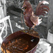 A Rooster Water Fountain by byrdlip