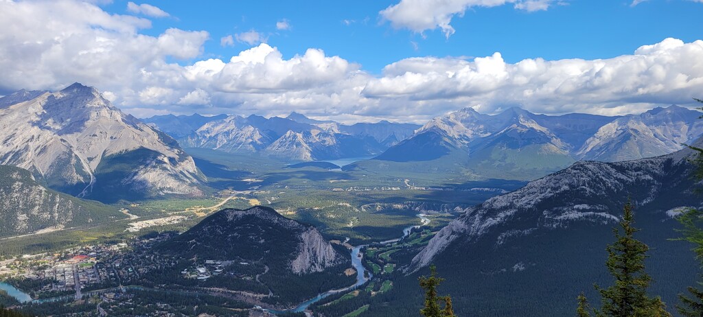 View from top of Banff Gondola by kimmer50