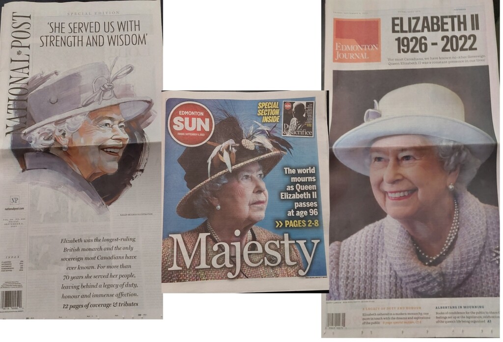 Remembering Her Majesty...The Headlines by bkbinthecity