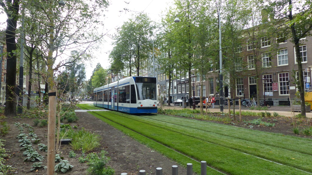 Amsterdam Tram by foxes37