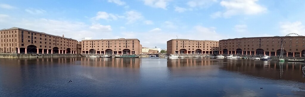 Royal Albert Dock, Liverpool. It was built in 1846, damaged in war time bombing and as the docks declined it was closed in 1972. When I lived in Liverpool in the 70s it was derelict and not a place you would want to spend any time.  After regeneration in the 80s it's become home to museums, art galleries and restaurants by 365jgh