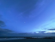 12th Sep 2022 - Moonrise over the ocean