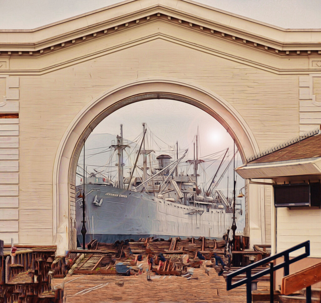 Ship In Port by joysfocus