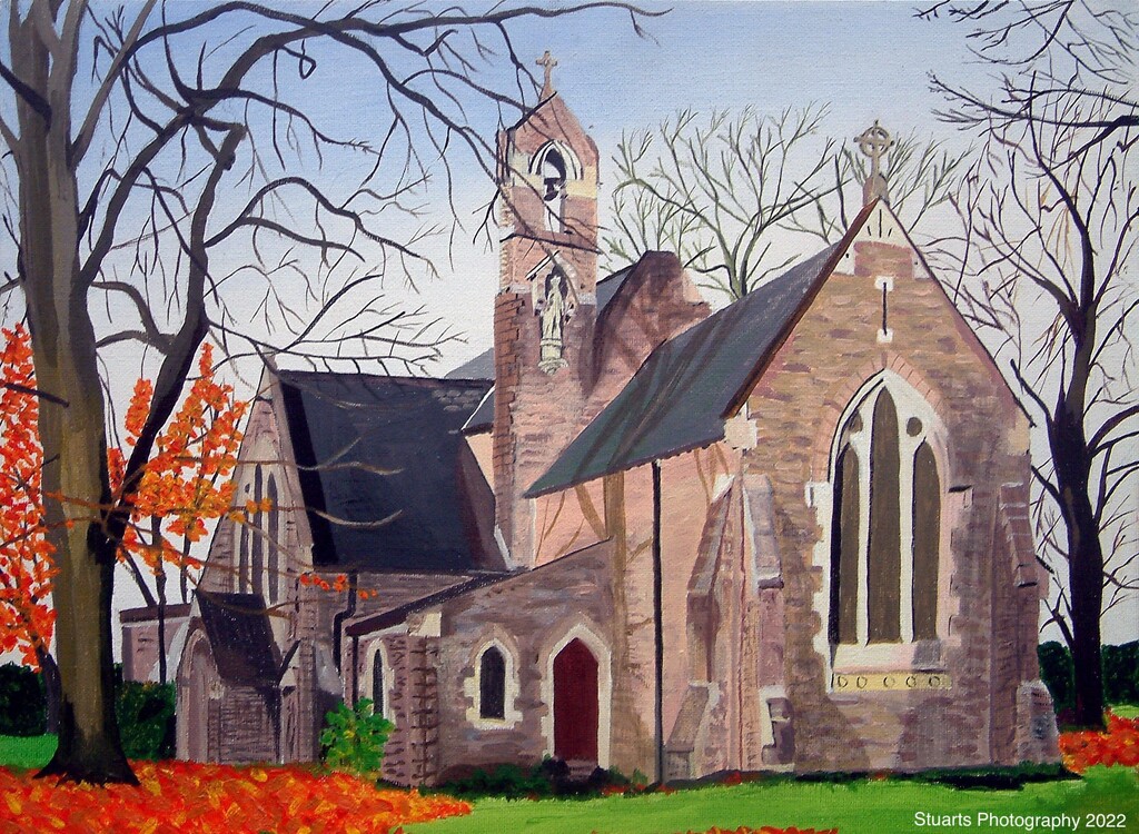 City Church painting  by stuart46
