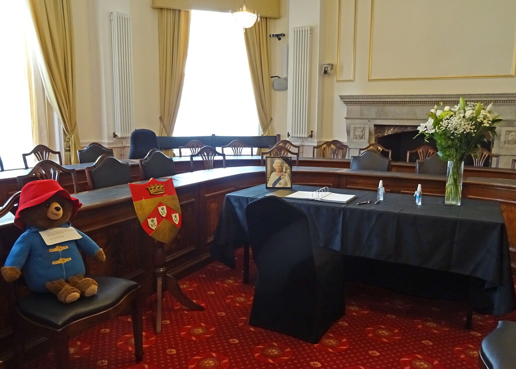 The book of condolence, Chorley Council Chamber by marianj