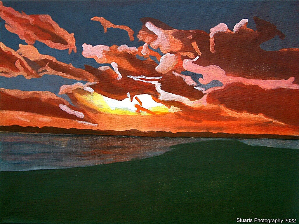 Sunset painting  by stuart46