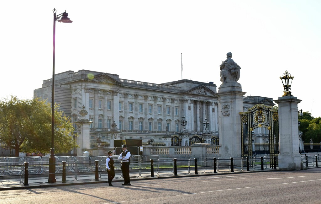 Buckingham Palace, early yesterday evening by anitaw