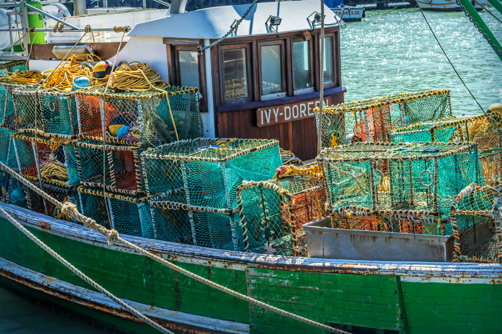Colourful fishing boat by ludwigsdiana