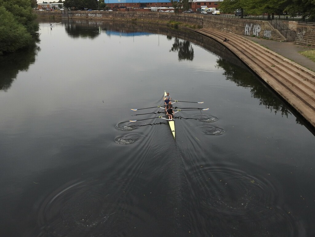 Rowing on the Trent by oldjosh