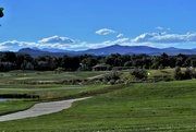 19th Sep 2022 - View of the Rockies from golf course, Loveland