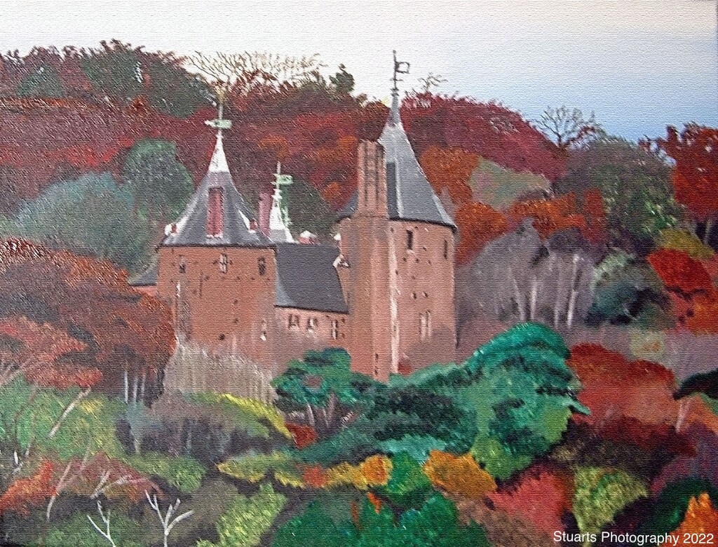 Castle Coch painting  by stuart46