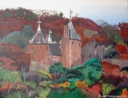 21st Sep 2022 - Castle Coch painting 