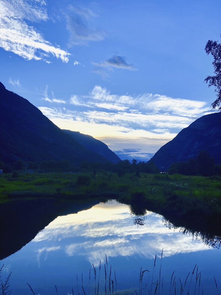 Lake Reflection - Laerdal, Norway by 365canupp