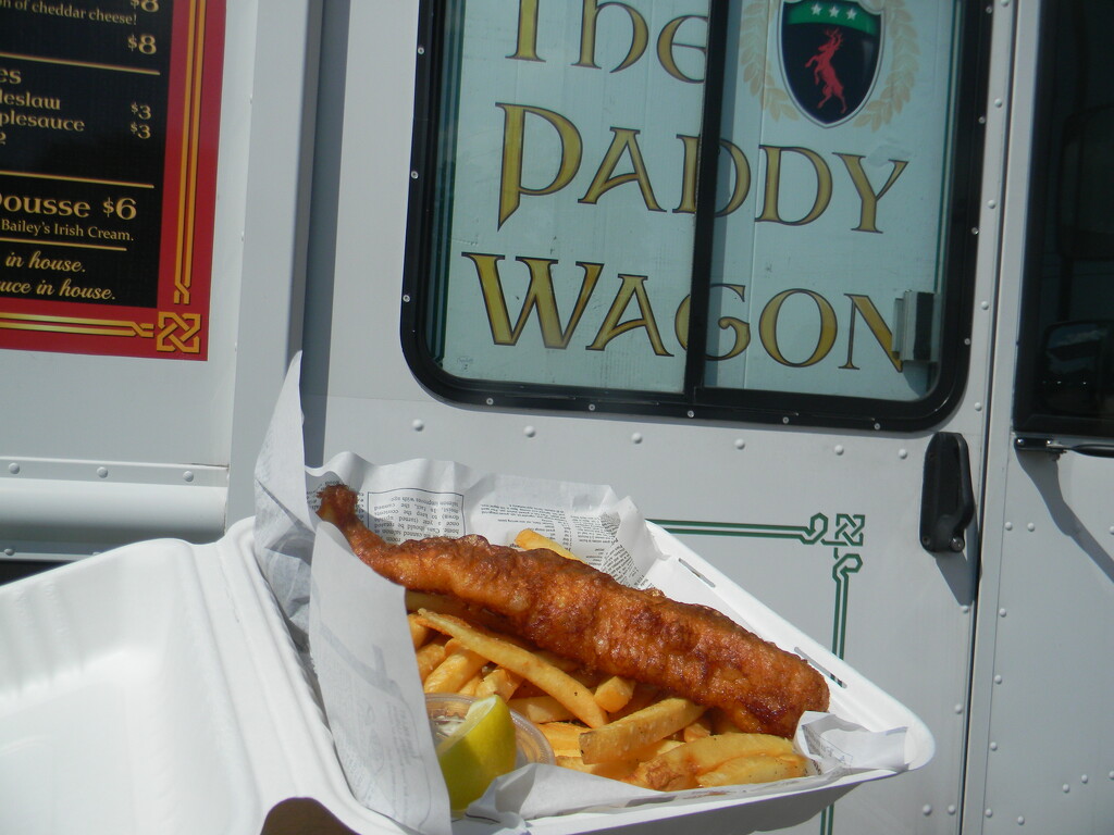 Fish and Chips Paddy Wagon Food Truck  by sfeldphotos