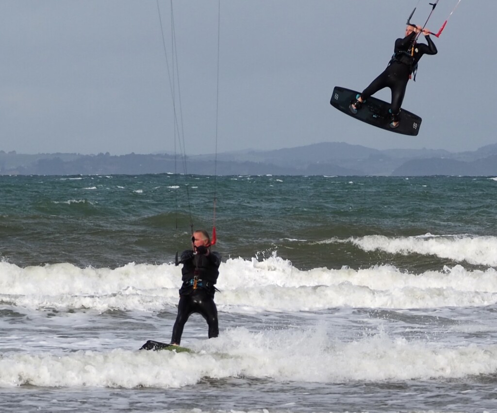 Wind is up outcome windsurfers by Dawn