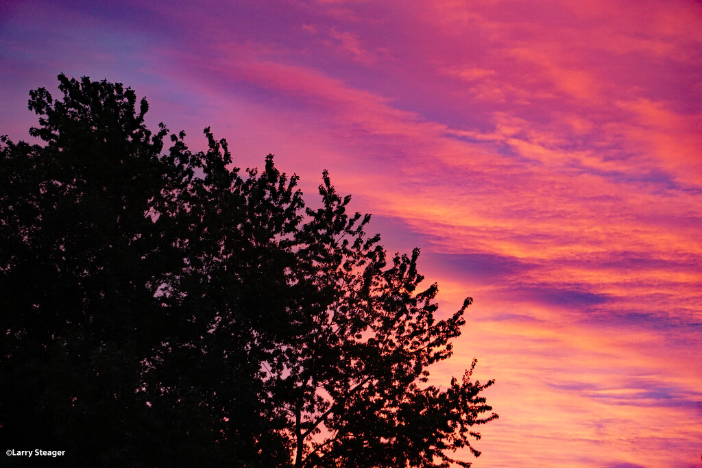 Fall sunrise by larrysphotos