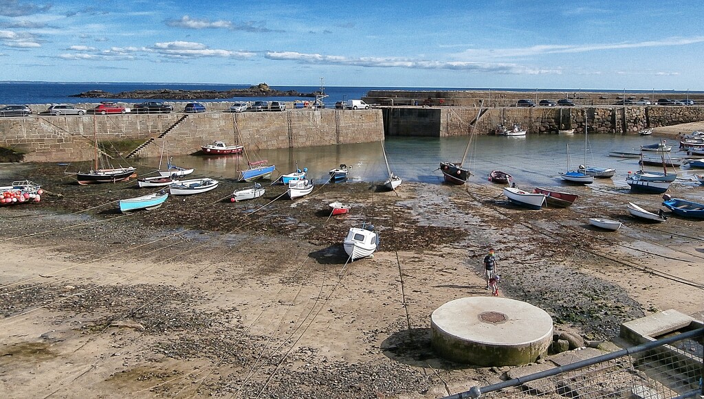 Mousehole harbour. by cutekitty