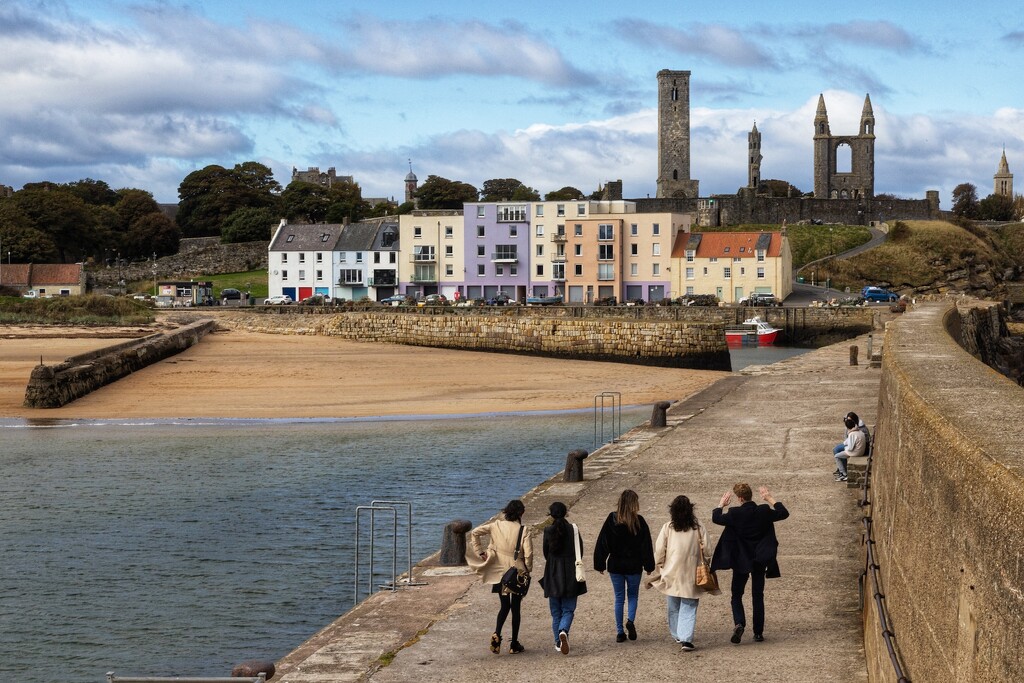 St Andrews, pier and harbour. by billdavidson