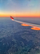 28th Sep 2022 - Sunset on plane. 