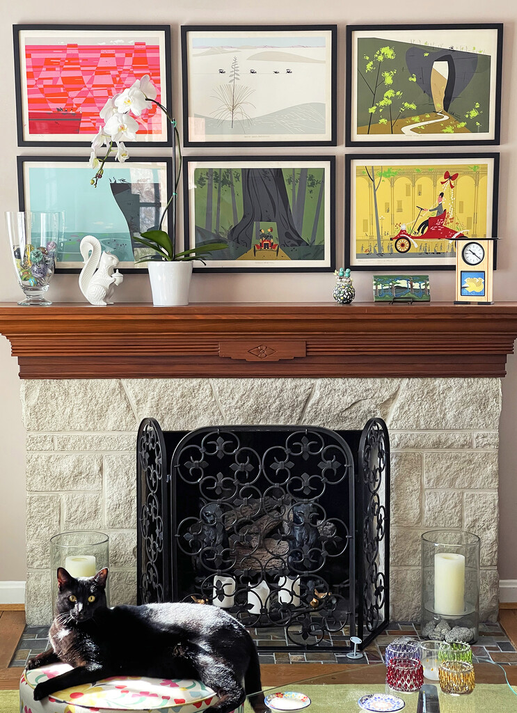 I ❤️ Our Fireplace Mantel by yogiw