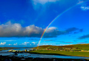 27th Sep 2022 - Rainbow Over Scalloway