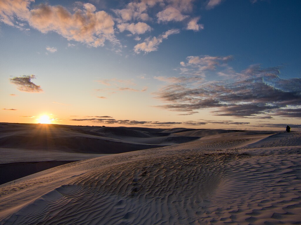 Sunrise In The Sand Dunes P9179921 by merrelyn