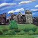 Caerphilly Castle painting 