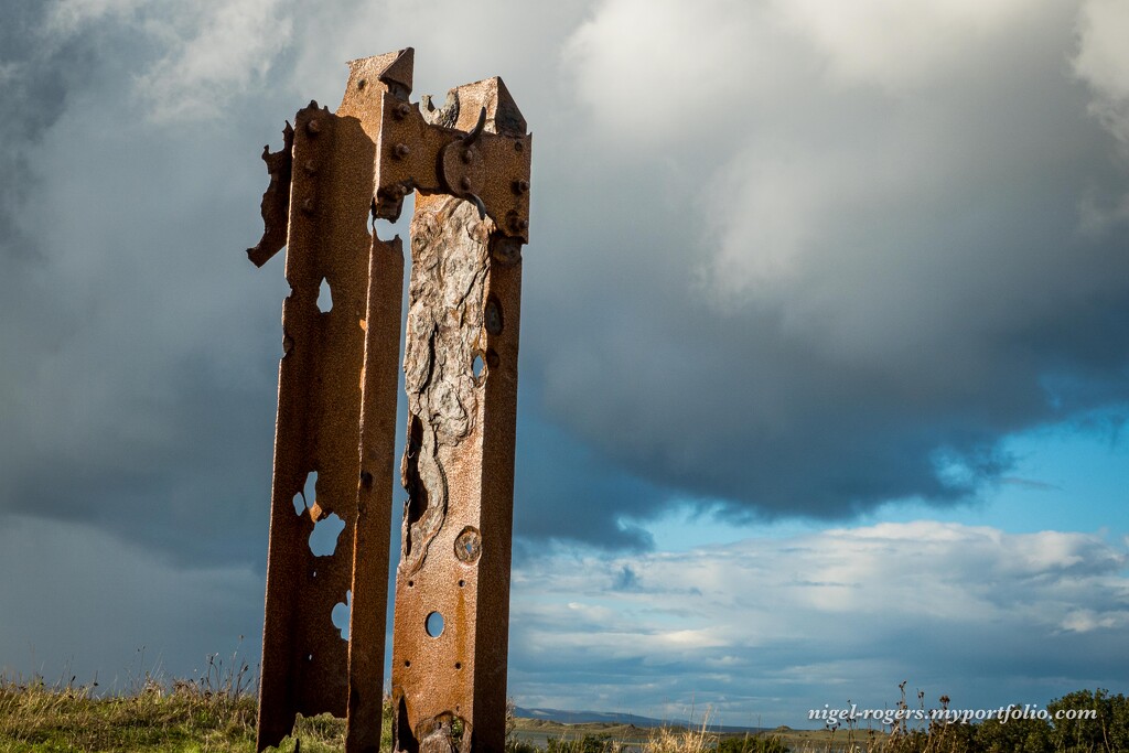 Rusting Metal Post by nigelrogers