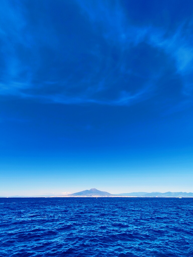 Vesuvius from The Bay of Naples by seanoneill