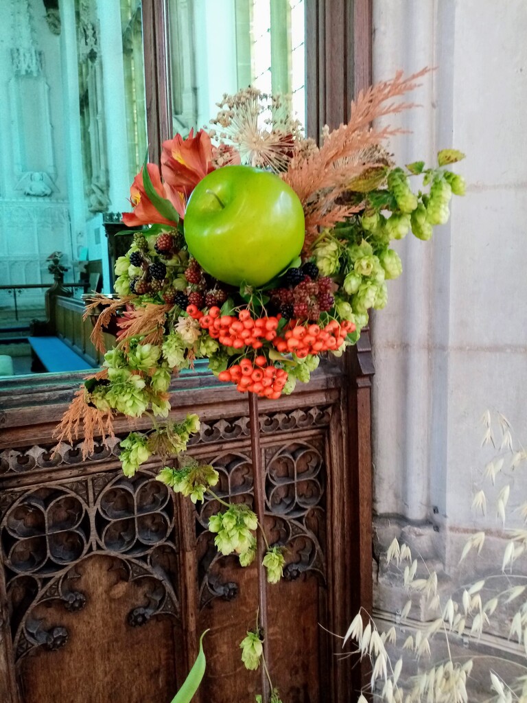 Harvest Display Burwell Church  by foxes37