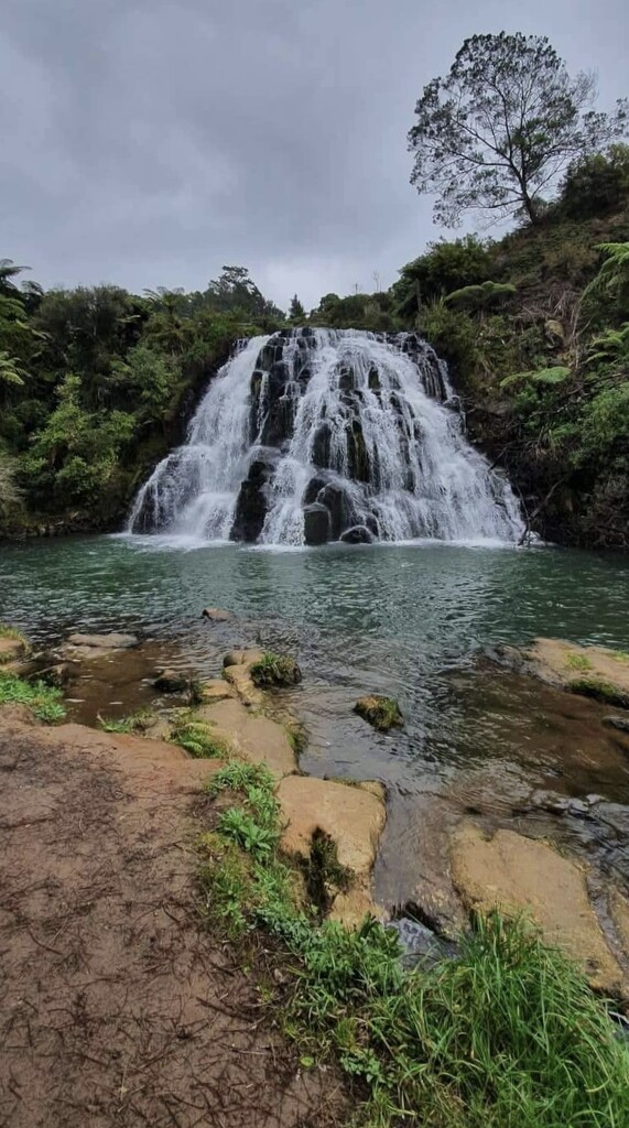 Owharoa Falls taken on bike ride at Waihi by Dawn
