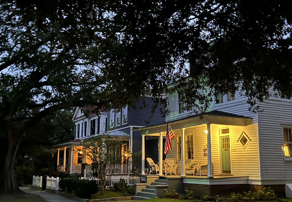 Early evening in a pleasant old neighborhood by congaree