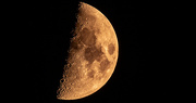 2nd Oct 2022 - Can't See the Milky Way, so Had to Get a Shot of the Moon!