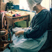 Vanessa, Homemaker, Carding Wool by Weezilou