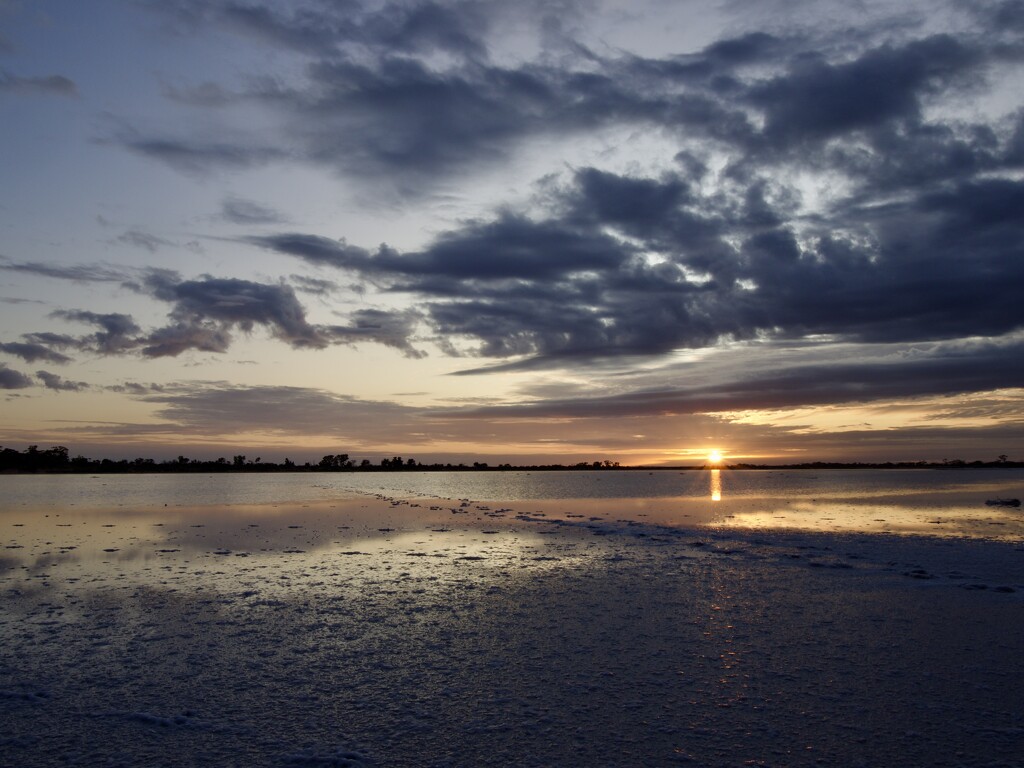 Sunrise Over Baladjie Lake PA021226 by merrelyn