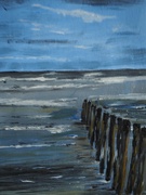 4th Oct 2022 - Seascape on canvas